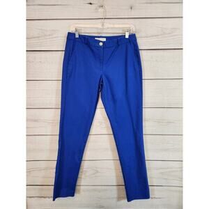 Michael Kors Women's Blue Ankle Length Trousers Pants Workwear Career Size‎ 6